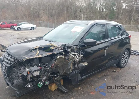 2022 Nissan Kicks Sv Xtronic Cvt z USA, uszkodzony, nr VIN 3N1CP5CV9NL477939